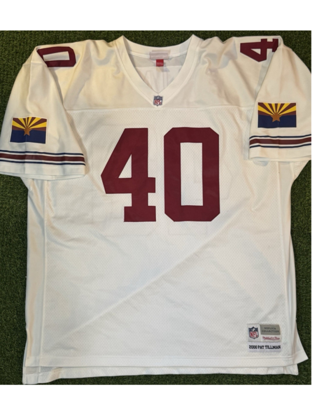 Vintage Mitchell & Ness Pat Tillman Arizona Cardinals Jersey Sz 56 3XL Stitched
